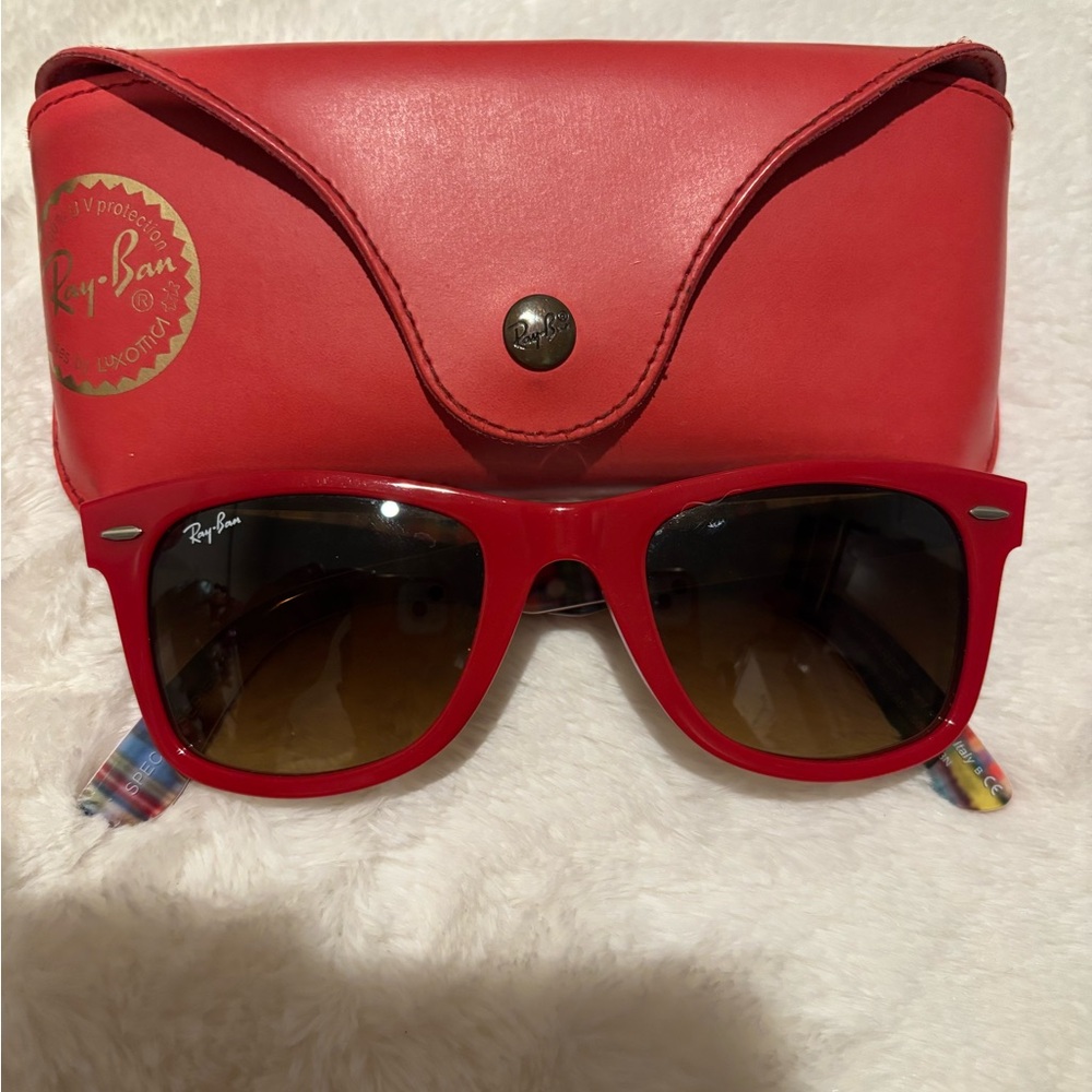 Ray-Ban Red Sunglasses